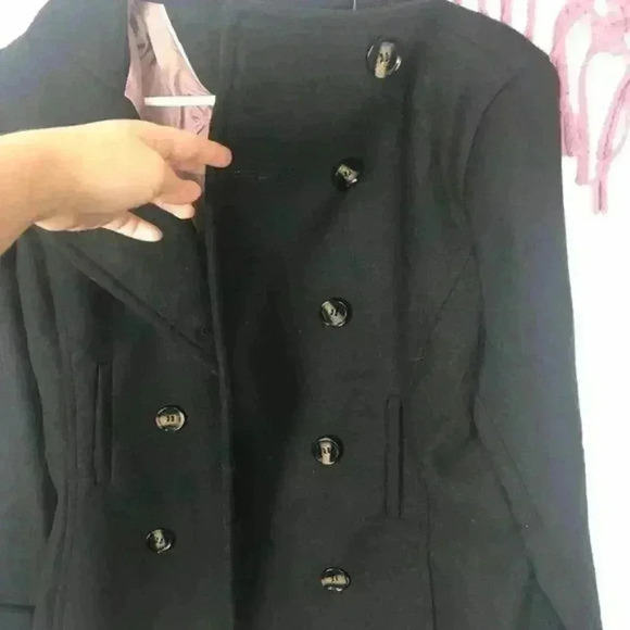 Thread & Supply Double‎ Breasted Wool Blend Coat - Picture 5 of 6